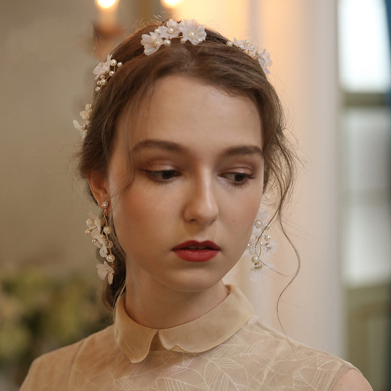 Women's Woven Flower Crystal Hair Accessories