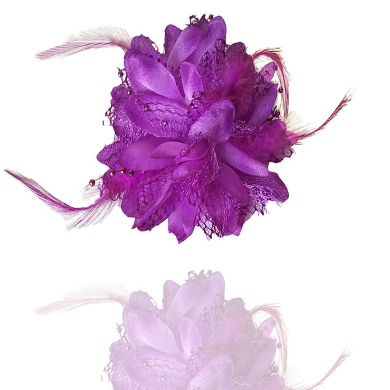 Feather Hair Accessories Children's Performance Red Yarn