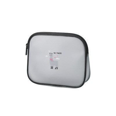 Can receive waterproof PVC makeup bag