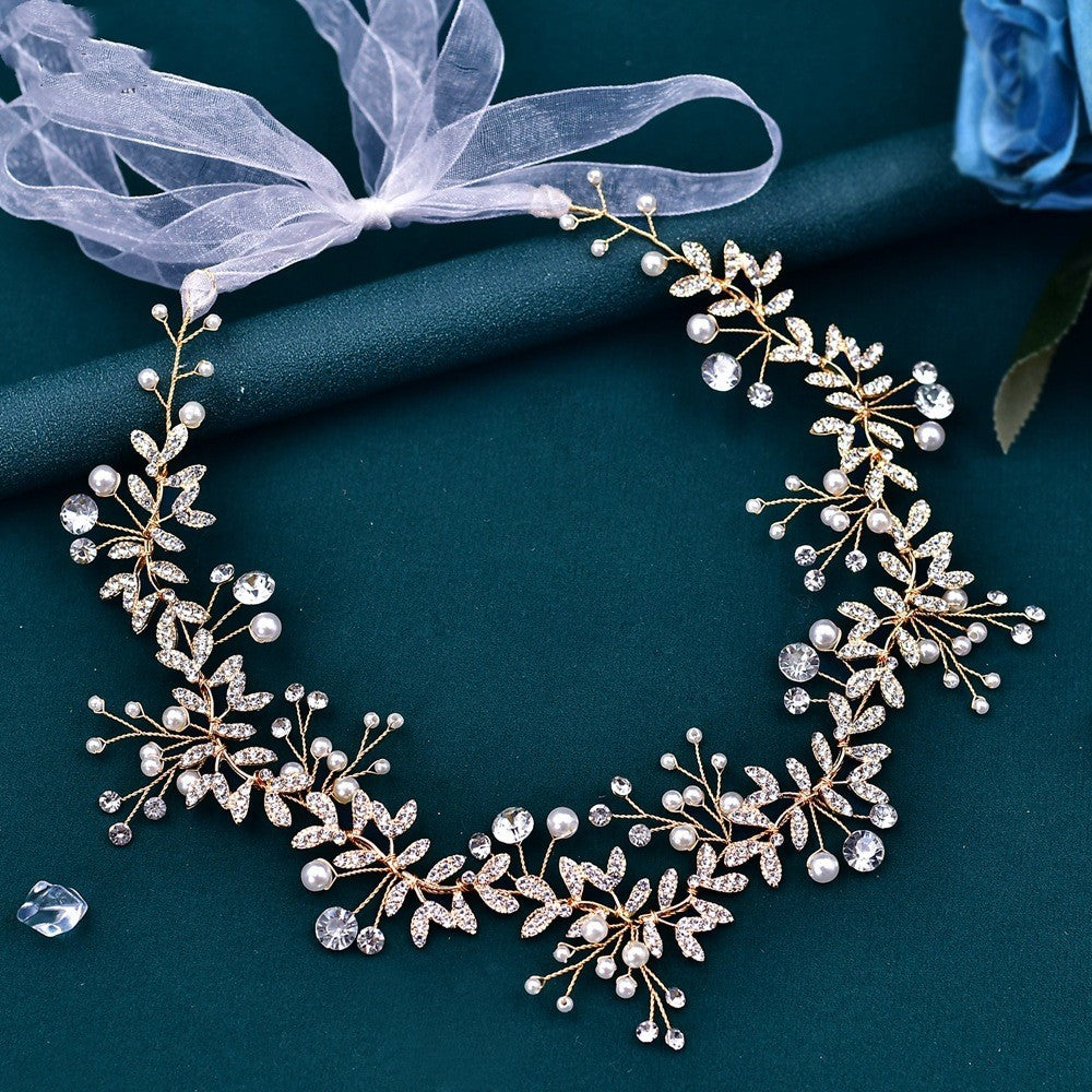 Bridal Belt Handmade Rhinestone Wedding Dress Gold Waist Ornaments Wedding Accessories