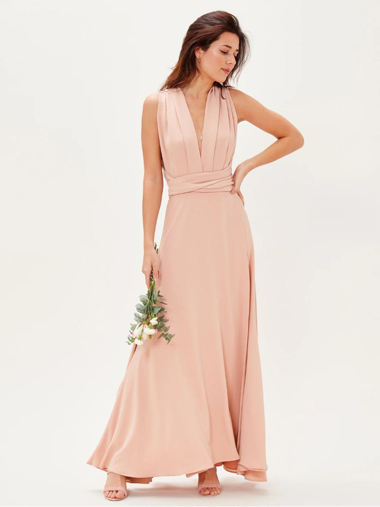 Fashion Bridesmaid Dress Sisters Dress