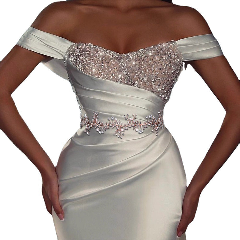 Bridal Belt Handmade Rhinestone Wedding Dress Gold Waist Ornaments Wedding Accessories