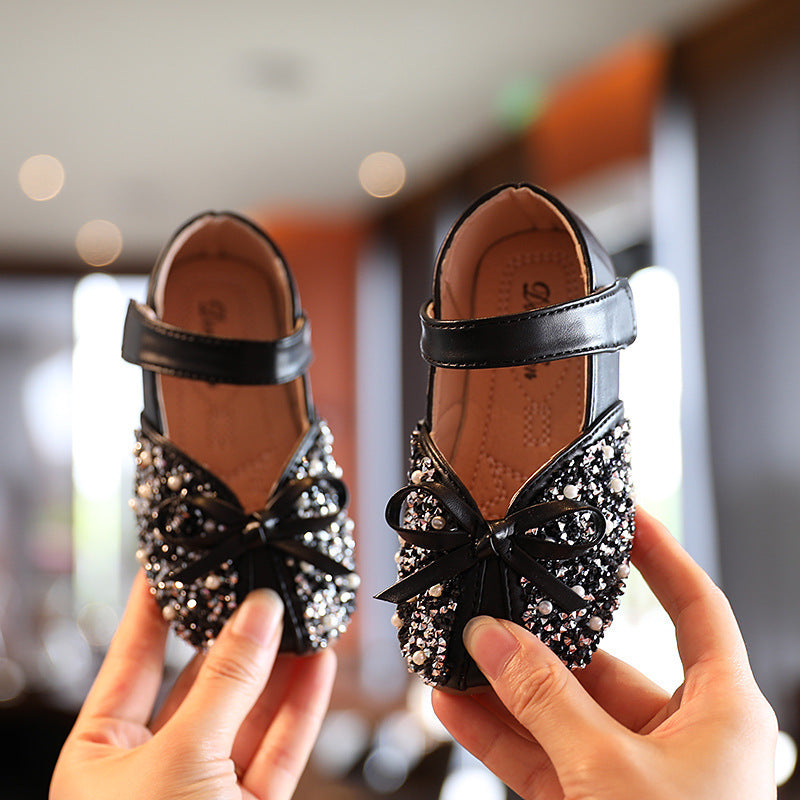 Girls Princess Shoes Spring New Baby Show Single Shoes Children's Shoes Little Girls Shoes Casual Shoes