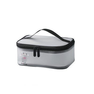 Can receive waterproof PVC makeup bag