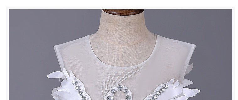 Girl Princess Pompous Skirt Flower Child Wedding Dress