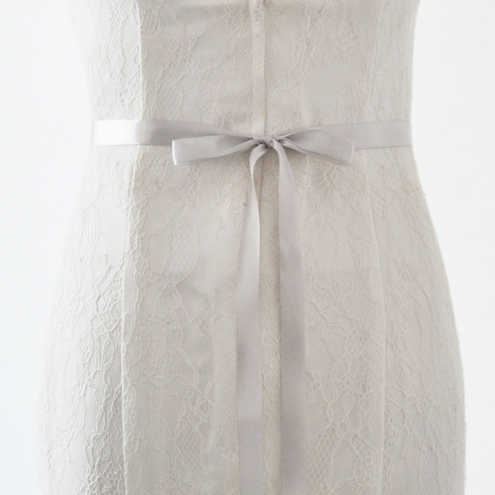 Wedding dress belt of European and American brides