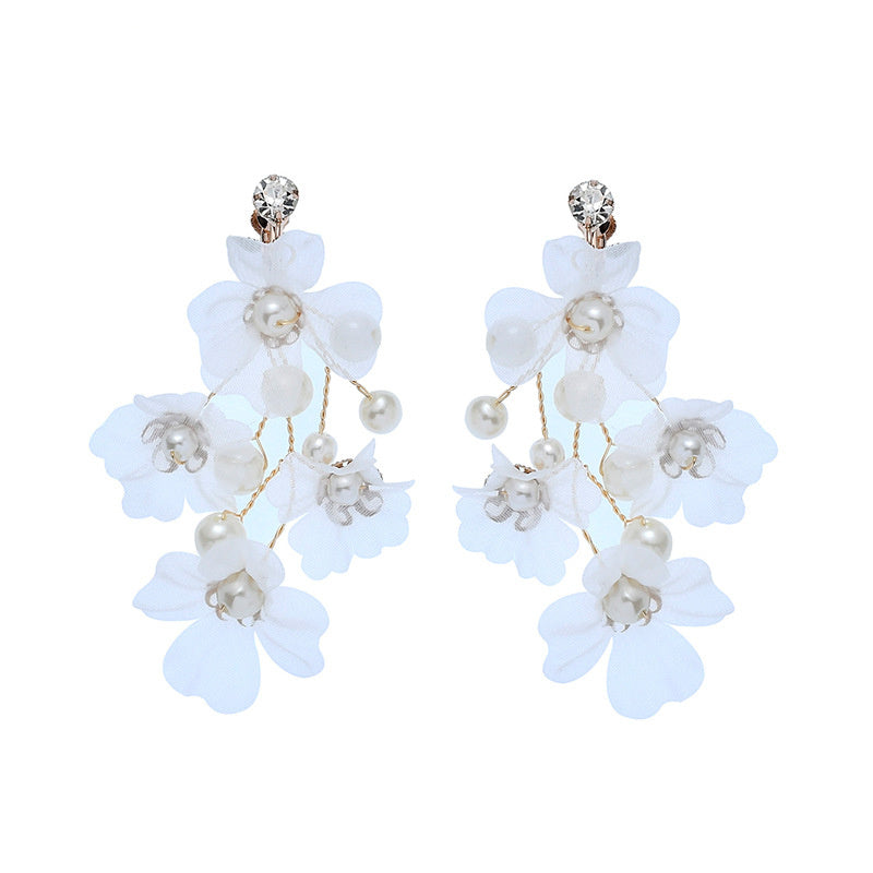 Women's Woven Flower Crystal Hair Accessories